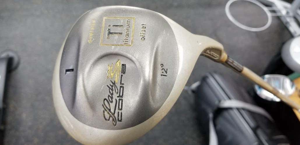 Used Cobra Lady Ti Oversize 12.0 Degree Graphite Ladies Golf Drivers