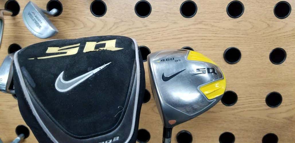 Used Lh Nike Sq 460 9.5 Degree Graphite Regular Golf Drivers