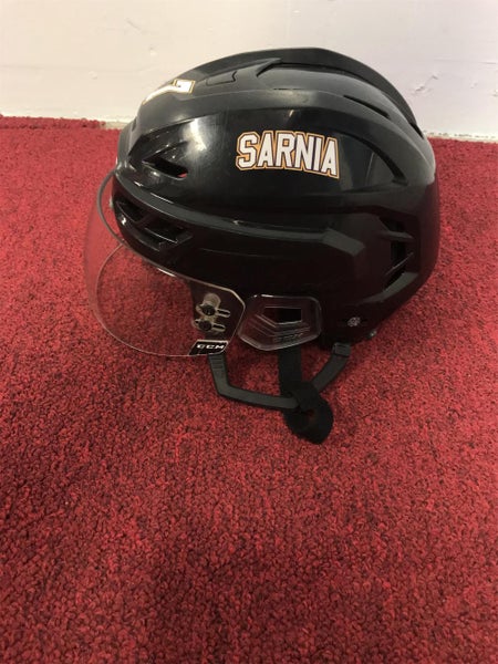 Sarnia Sting CCM Resistance Helmet Size Medium Pro Stock Item#SRH7