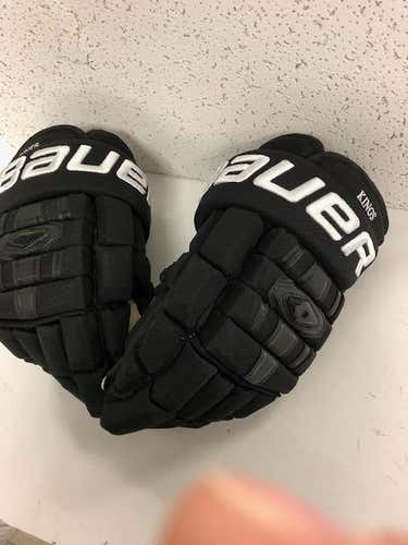 Black Senior New Bauer Gloves 14" Pro Stock