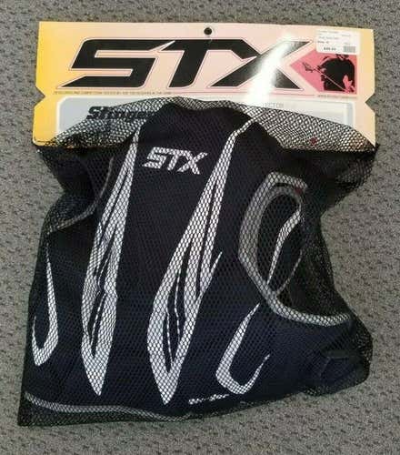 STX Stinger Goalie Goal Chest Protector Shoulder Pads Black / White Medium M Med  *No Trade*