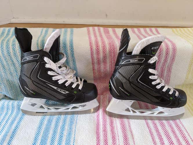 Used Youth CCM RibCor 50K Hockey Skates D&R (Regular) Size 12.5