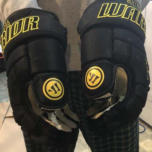 Black Used Warrior Alpha DX Pro 14" Pro Stock Gloves