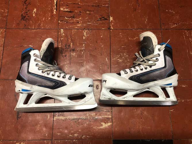 Senior Bauer Reactor 7000 D&R (Regular)  Size 8 Hockey Goalie Skates