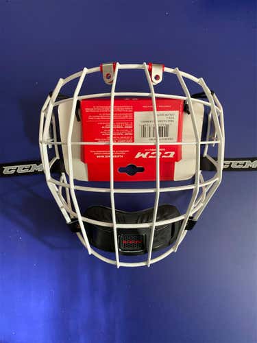 White New Large CCM Resistance 300 Helmet