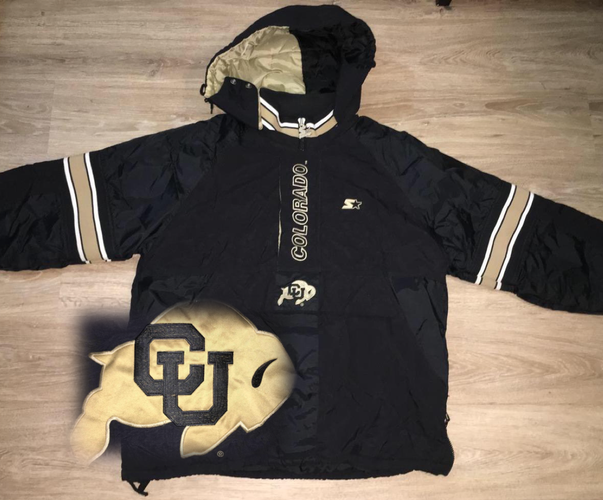 (Large) Vintage Starter Brand Colorado Buffaloes Jacket & Nike Jersey #12