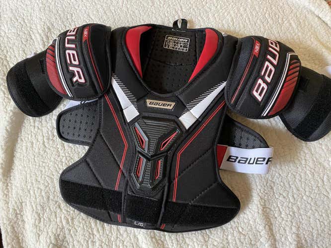 Used Senior Large Bauer NSX Shoulder Pads