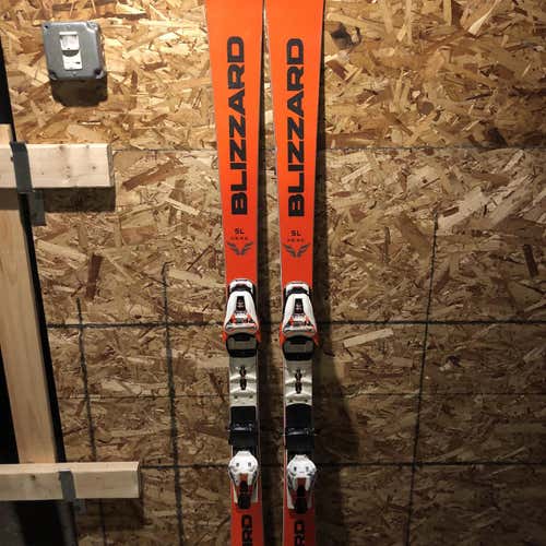 165 SL WorldCup Race Department Skis With Bindings