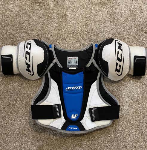CCM: U+ FiT05 Sr’ (Medium) Shoulder Pads ~EXCELLENT SHAPE~ BARELY USED, See Pics & Description!