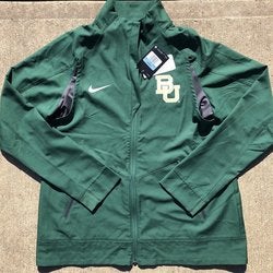 Nike Womens Medium Baylor Bears Full Zip Basketball Warm up Jacket