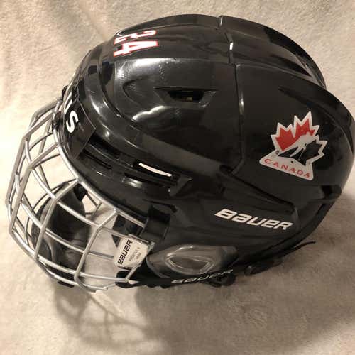 Black Used Medium Bauer Re-Akt Helmet