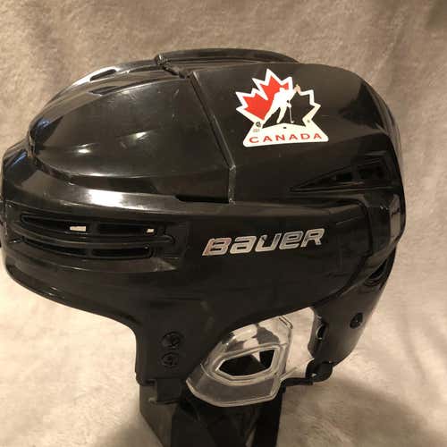Black Used Medium Bauer Re-Akt 100 Pro Stock Helmet