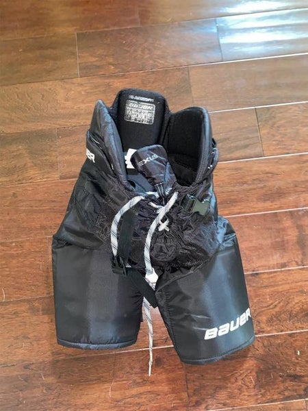 Black Used Junior Medium Bauer Nexus 400 Hockey Pants