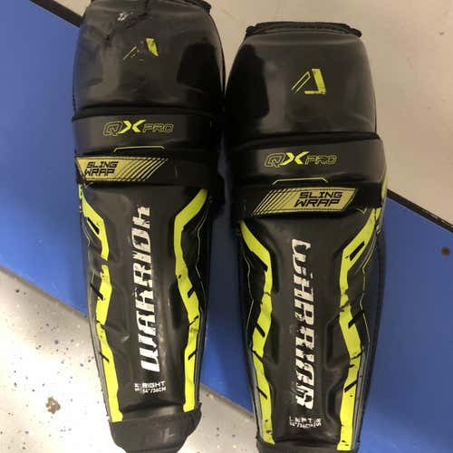Used Warrior QX Pro Shin Guards 14”