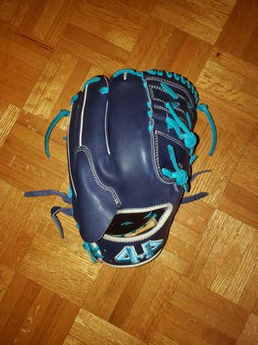 Blue New High School/College 44 Pro Right Handed Pitcher's Signiture Series Baseball Glove 11.75"