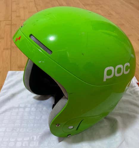 Green Kids Large POC Skull X Helmet