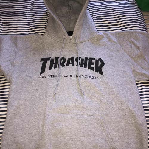 Zumiez Thrasher Grey Hoodie Men’s Small