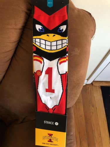 Iowa state Cyclones Stance Men’s NCAA Mascot Socks 9-12