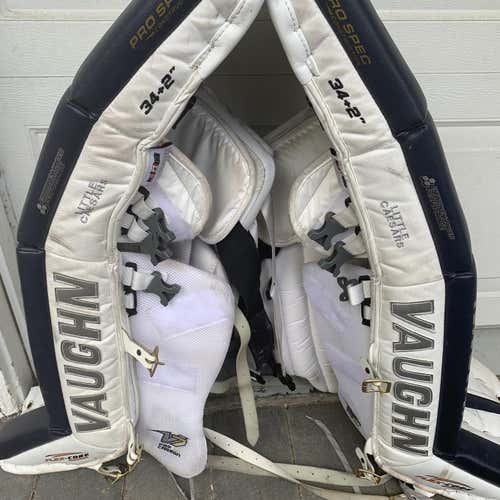 Blue Used 34 +2 Regular Velocity V7  Goalie Full Set