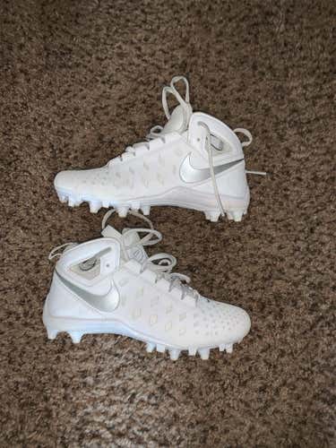 White Youth Molded Cleats Nike