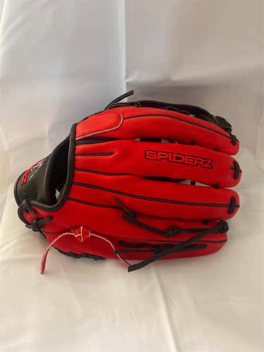 Red New Left Handed Custom made Spiderz 12" Baseball Glove