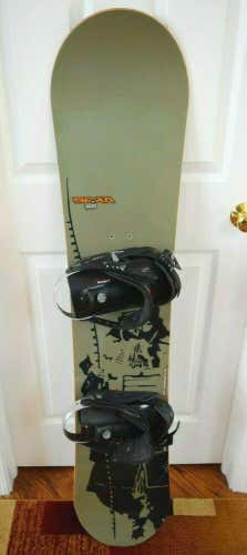 ROSSIGNOL SCAN WIDE SNOWBOARD SIZE 140 CM WITH MEDIUM ROSSIGNOL BINDINGS
