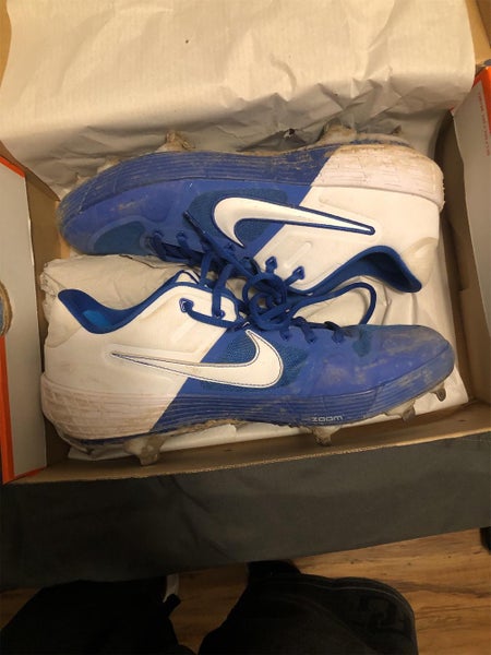Blue Men's Metal Cleats High Top
