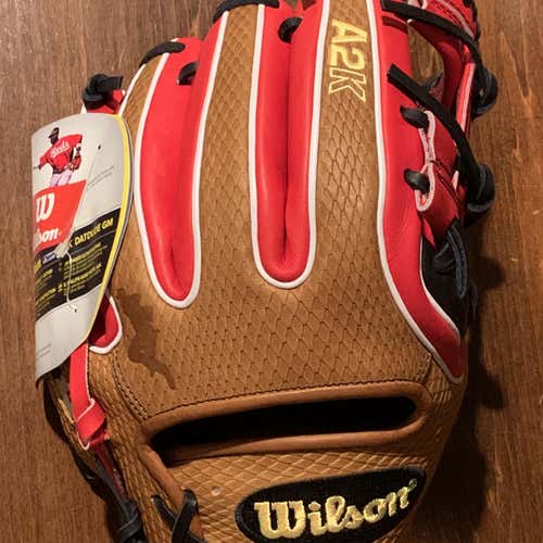 Red New Infield A2K Datdude 11.5" Baseball Glove
