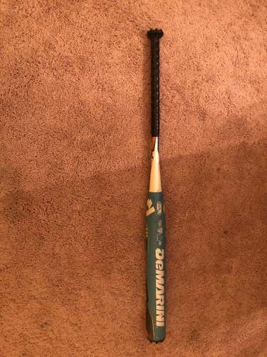 Rare 2012 DeMarini CF5 34"/24oz bat with new USSSA thumbprint stamp and new lizard grip