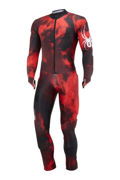 New Spyder Kids 14/16 padded GS ski race suit 14/16 downhill red speed youth boy girl