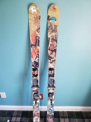 Used Volkl Telemark Bridge Skis With Bindings