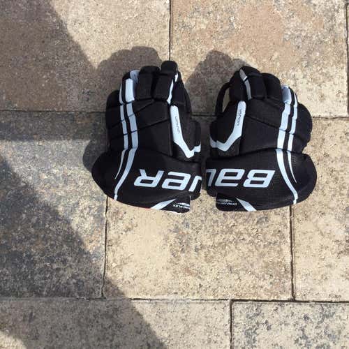 Black Used Bauer Vapor 8" Gloves