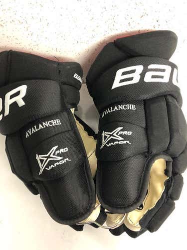 Black New Senior Bauer Vapor 1X Pro Gloves 15" Pro Stock / COL / AVALANCHE