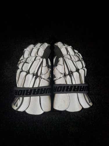 Gray New Player Warrior Regulator 2 Reflect Lacrosse Gloves 13"