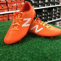 New Balane Visaro FG Orange Youth Size 1 New In Box FIRM PRICE