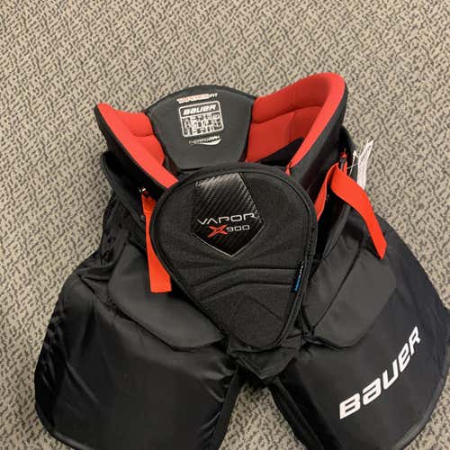 Black Senior Small Bauer Vapor X900  Hockey Goalie Pants