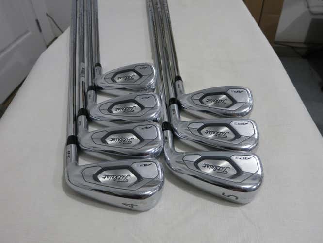 Titleist 718 AP3 Iron Set 718AP3 - 4-PW - AMT Black S300 Stiff Flex Steel - NEW