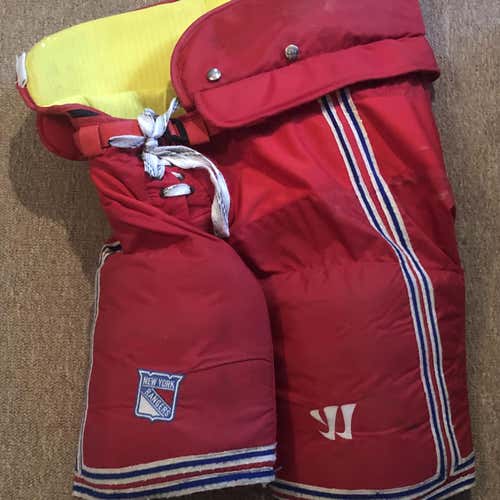 Warrior Pro Stock New York Ranger Hockey Pants