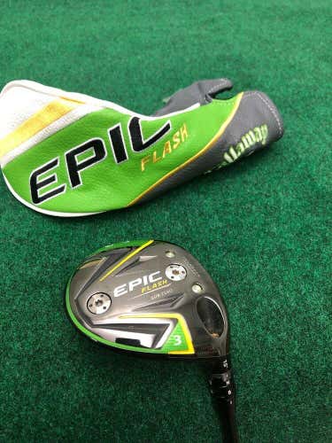 CALLAWAY EPIC FLASH SUB ZERO FAIRWAY WOOD 3-15*/ TENSEI BLUE 75 STIFF FLEX