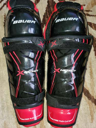 New Senior Bauer Vapor X800 Shin Pads 14"