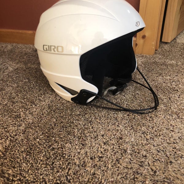 White Unisex Extra Large Giro Sestriere Helmet FIS Legal