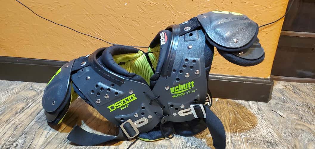 Used Medium Schutt DS Flex Shoulder Pads