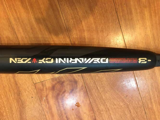 Used High School/College BBCOR Certified DeMarini Composite CF Zen Bat (-3) 28 oz 31"
