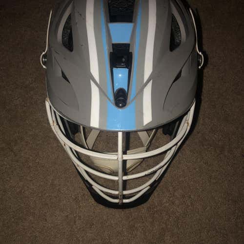Gray Used Player Cascade S Helmet