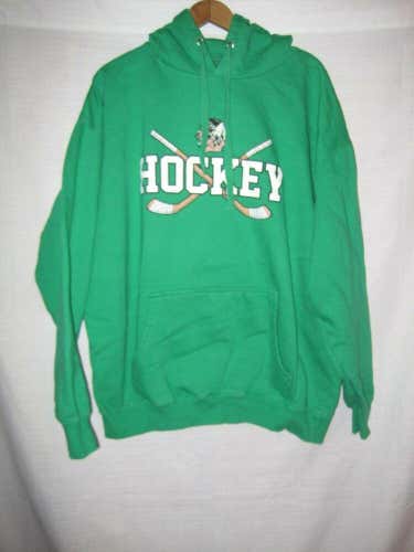 North Dakota Fighting Sioux Hockey Sweatshirt Hoodie men's XL Green