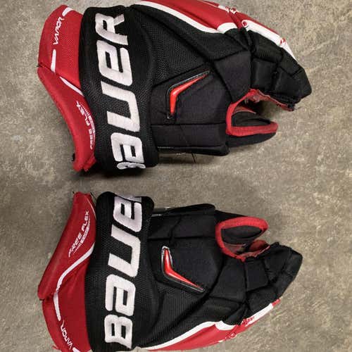 Black Used Bauer Vapor X100 14"  Gloves