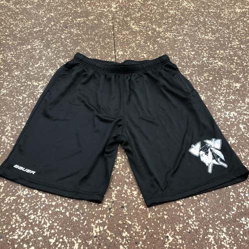 Johnstown Tomahawks Bauer Large Gym Shorts
