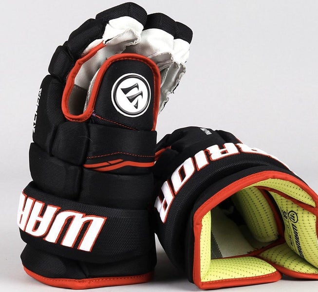 Black New Senior Warrior Alpha QX Gloves 14" Pro Stock