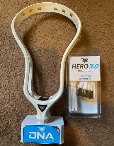 New!  East Coast Dyes DNA Lacrosse Head w Hero 3.0 Complete kit!    No trades -