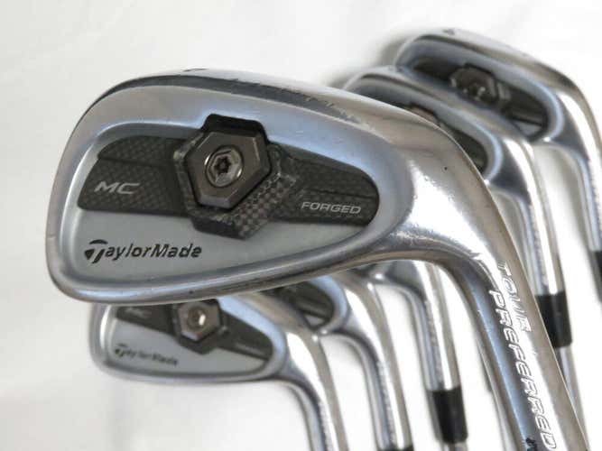TaylorMade Tour Preferred MC Irons Dynamic Gold S300 Stiff Flex 4-P  #38752
